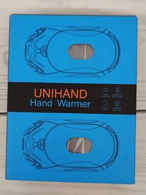 Unihand Blue Hand Warmer - Portable Rechargeable Hand Warmer New!